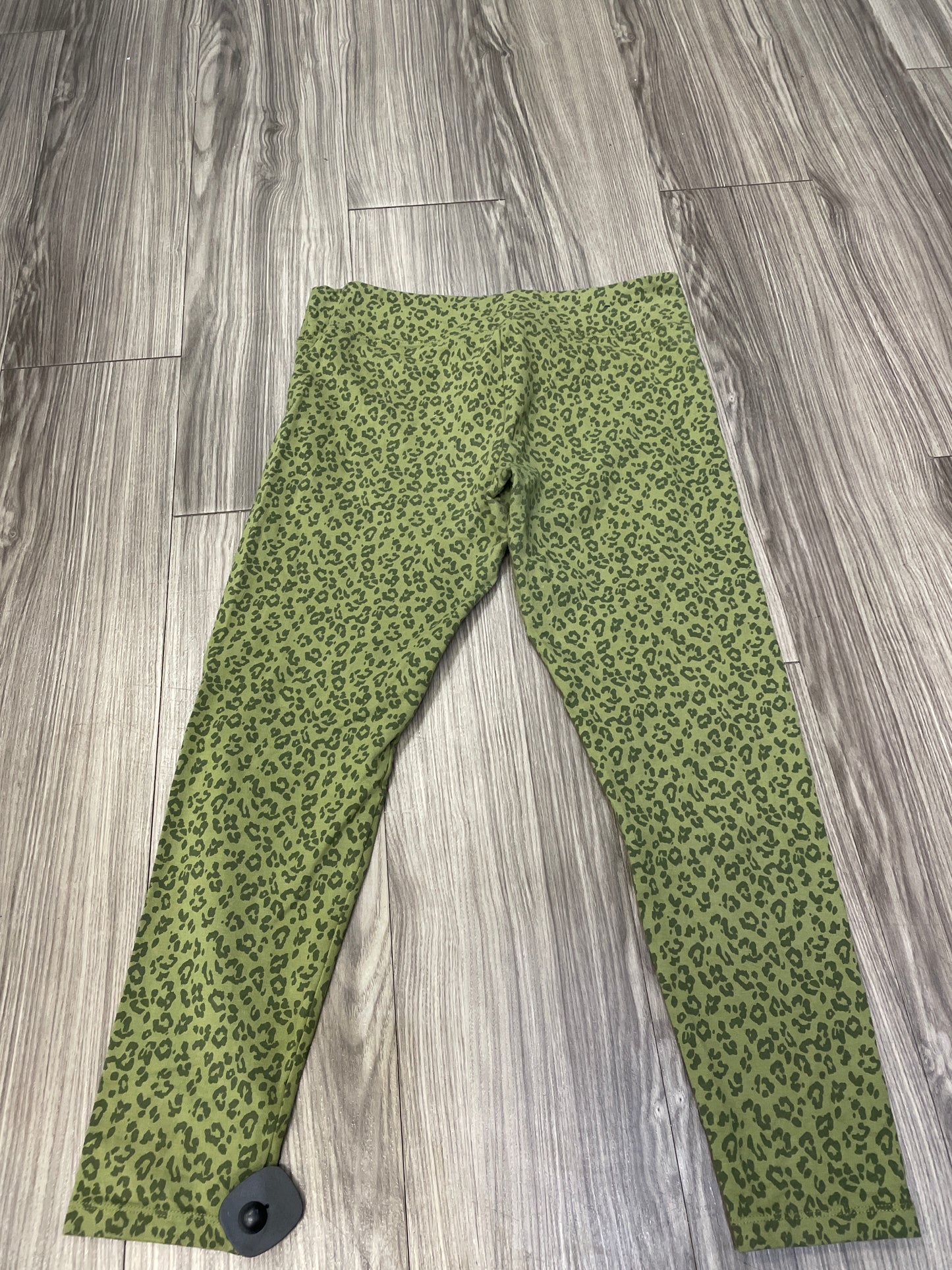 Athletic Leggings By J. Crew In Green, Size: L