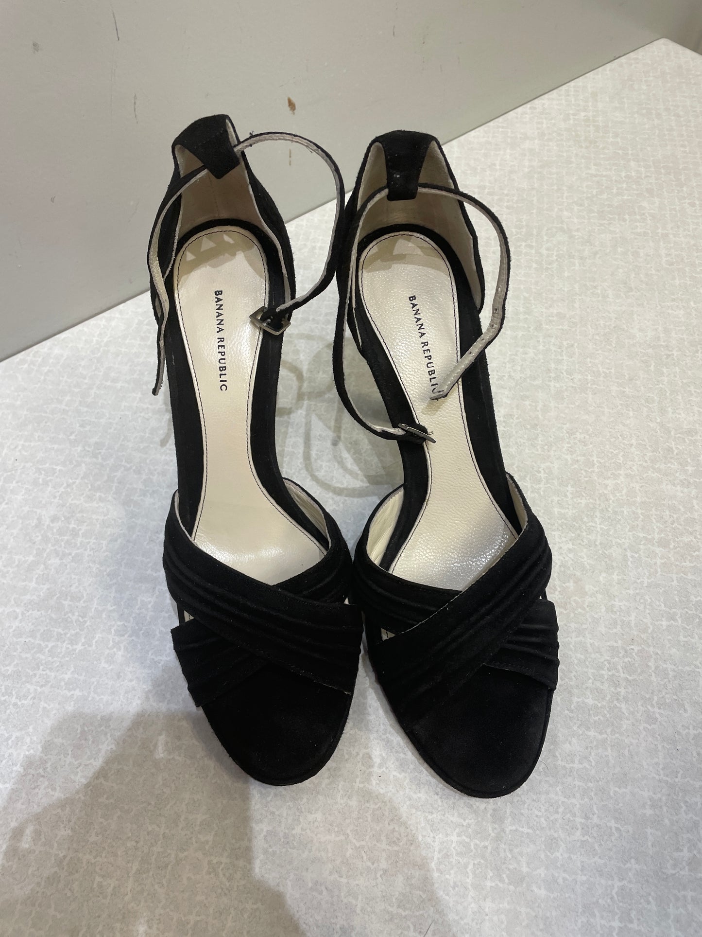 Shoes Heels Stiletto By Banana Republic In Black, Size: 8.5
