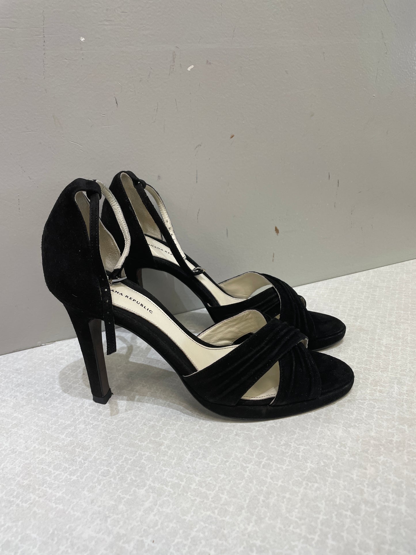 Shoes Heels Stiletto By Banana Republic In Black, Size: 8.5