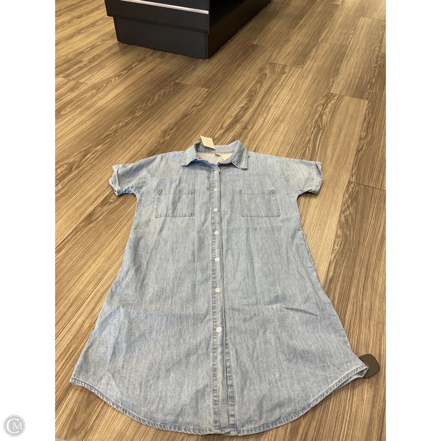 Dress Casual Midi By Clothes Mentor In Blue, Size: Xl