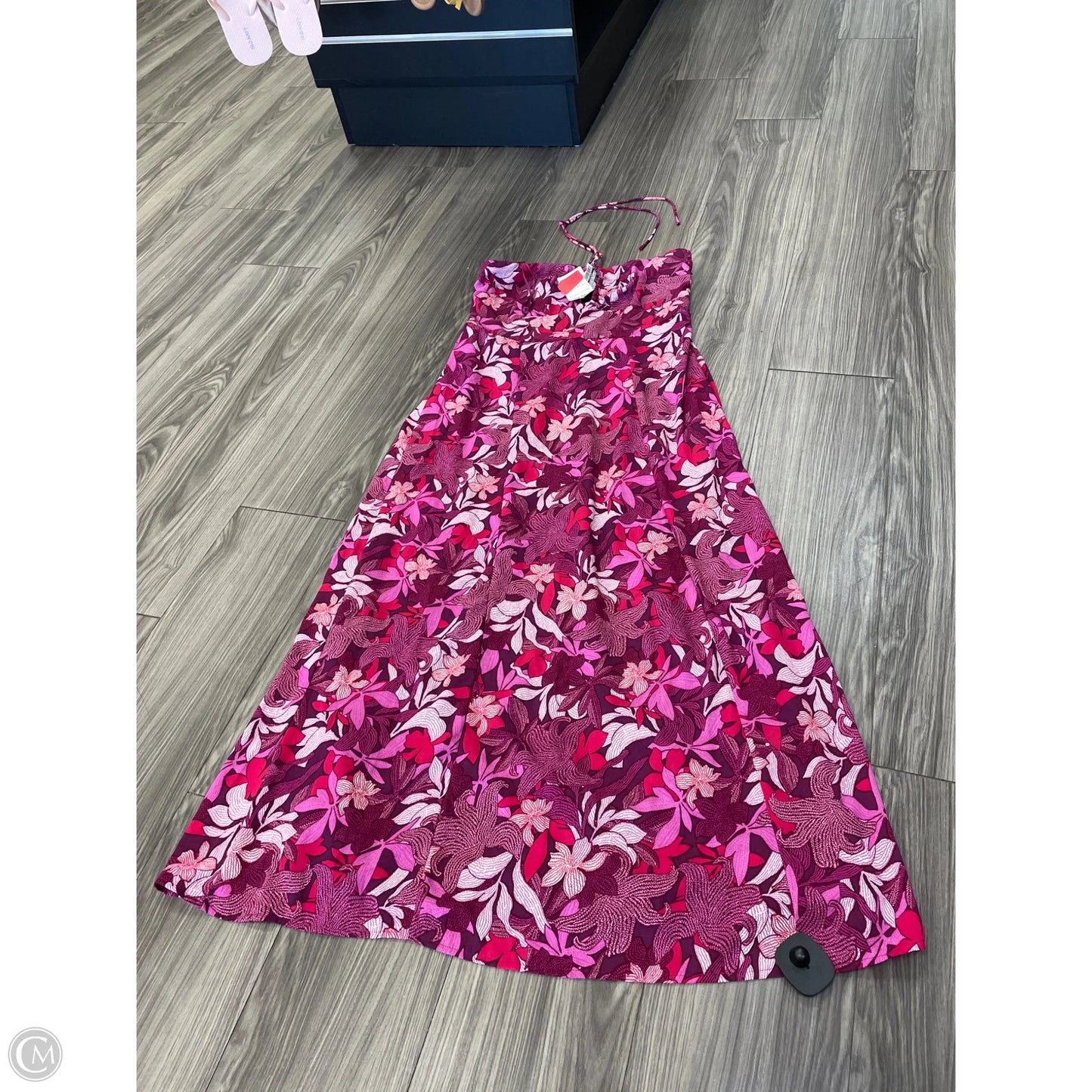 Dress Casual Maxi By Clothes Mentor In Pink & Purple, Size: L