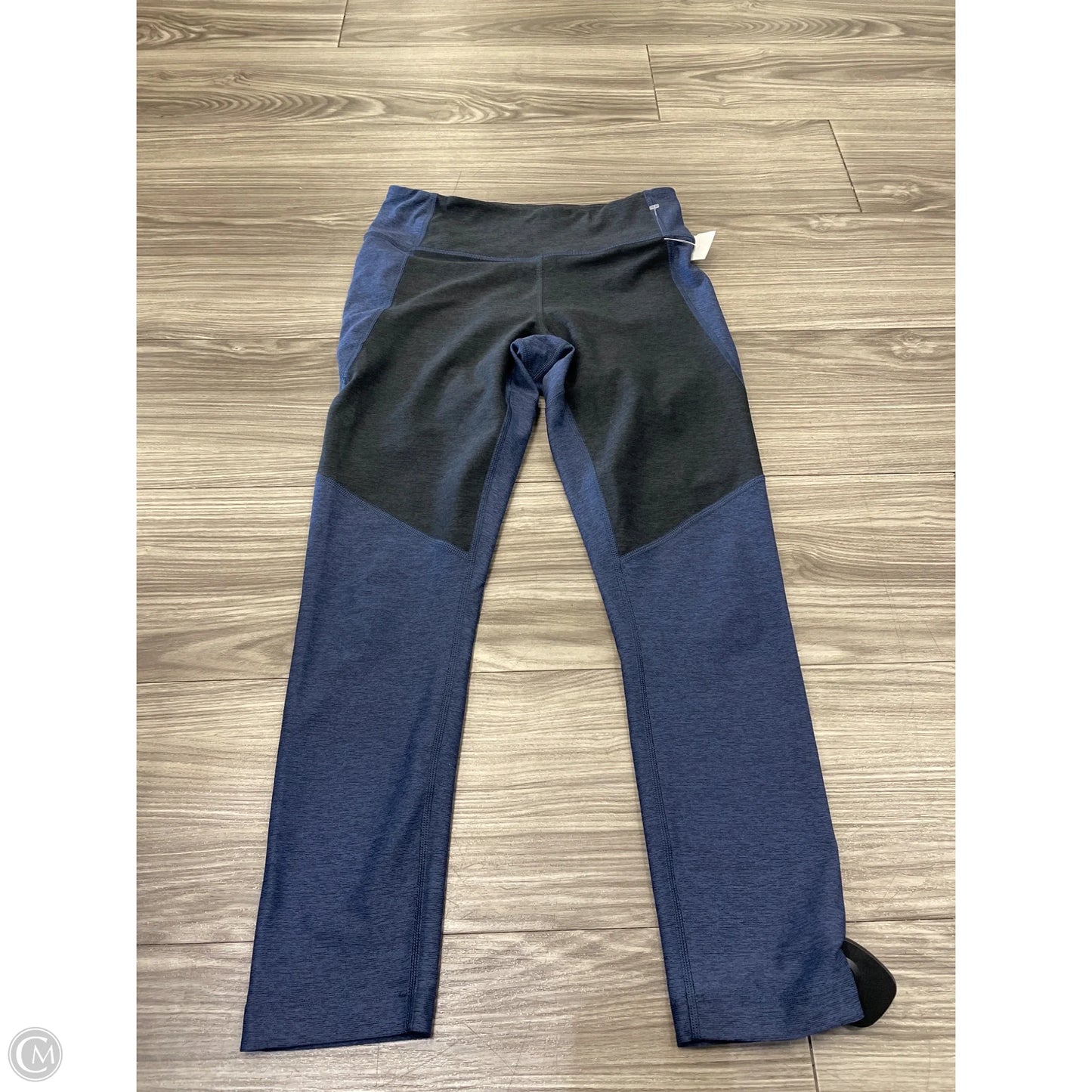 Athletic Leggings By Outdoor Voices In Black & Blue, Size: S