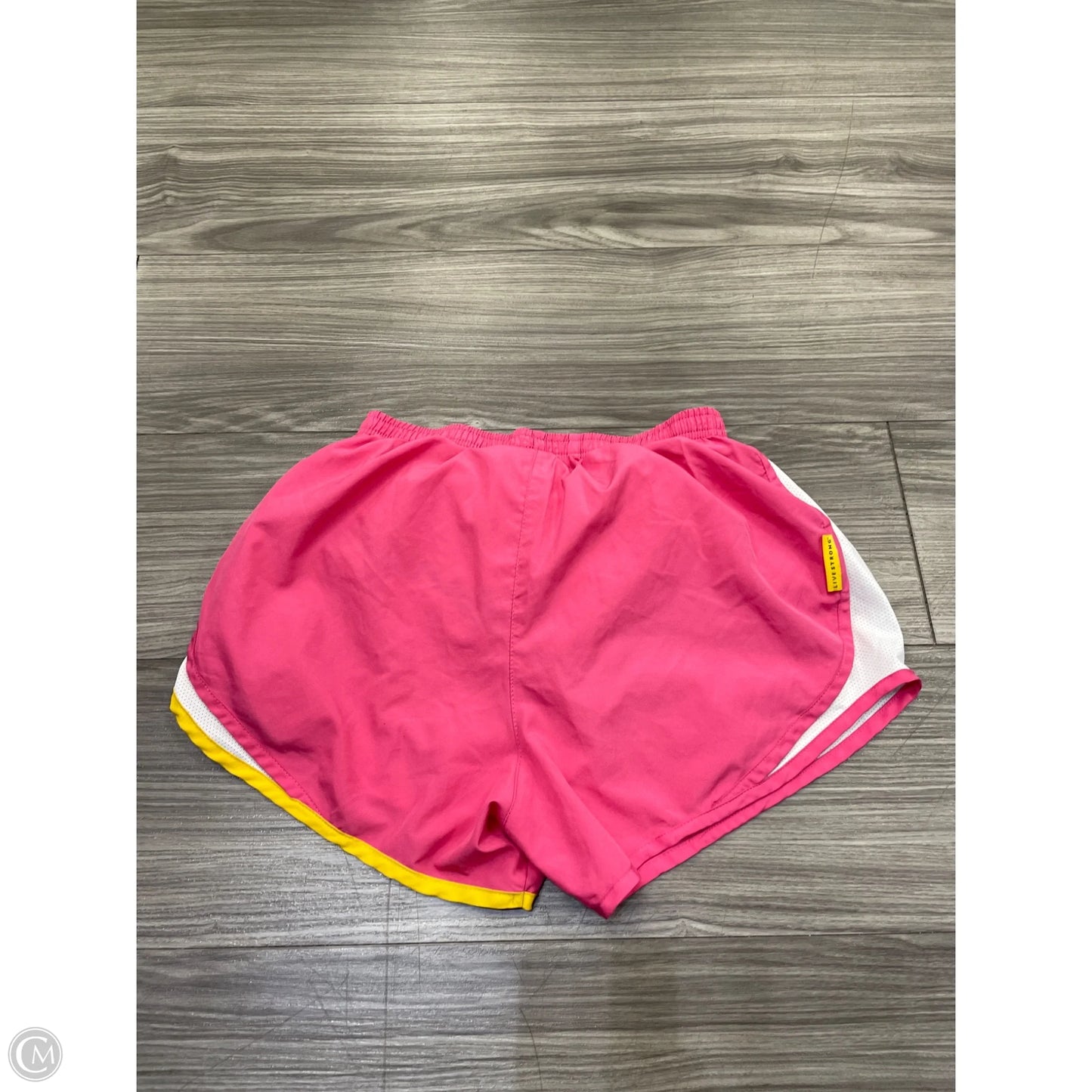 Athletic Shorts By Nike In Pink & Yellow, Size: S