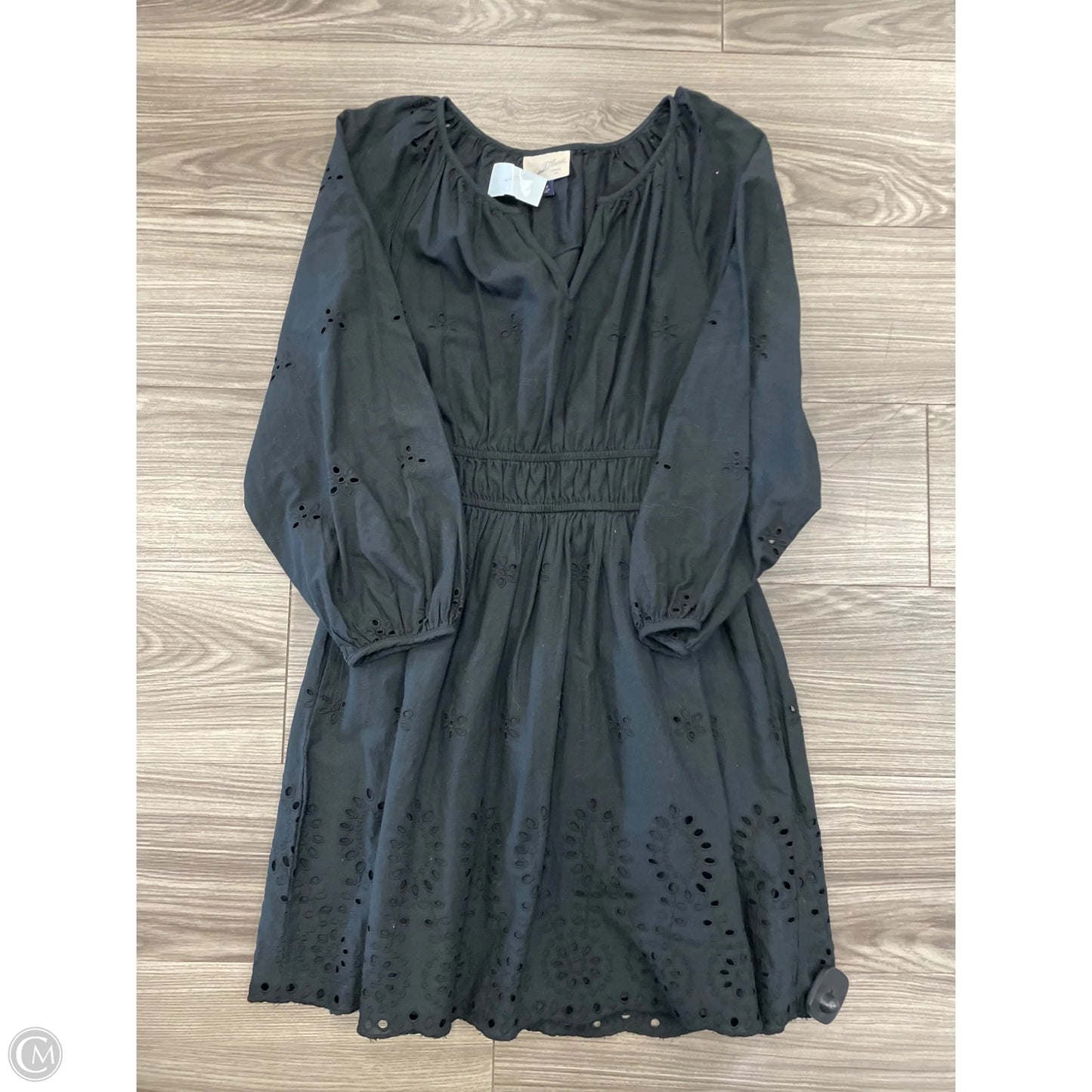 Dress Casual Midi By Universal Thread In Black, Size: M