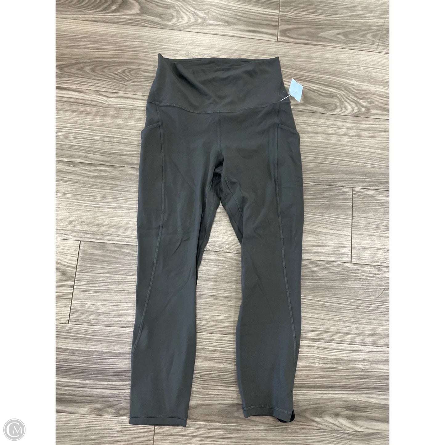 Athletic Capris By Lululemon In Grey, Size: 6