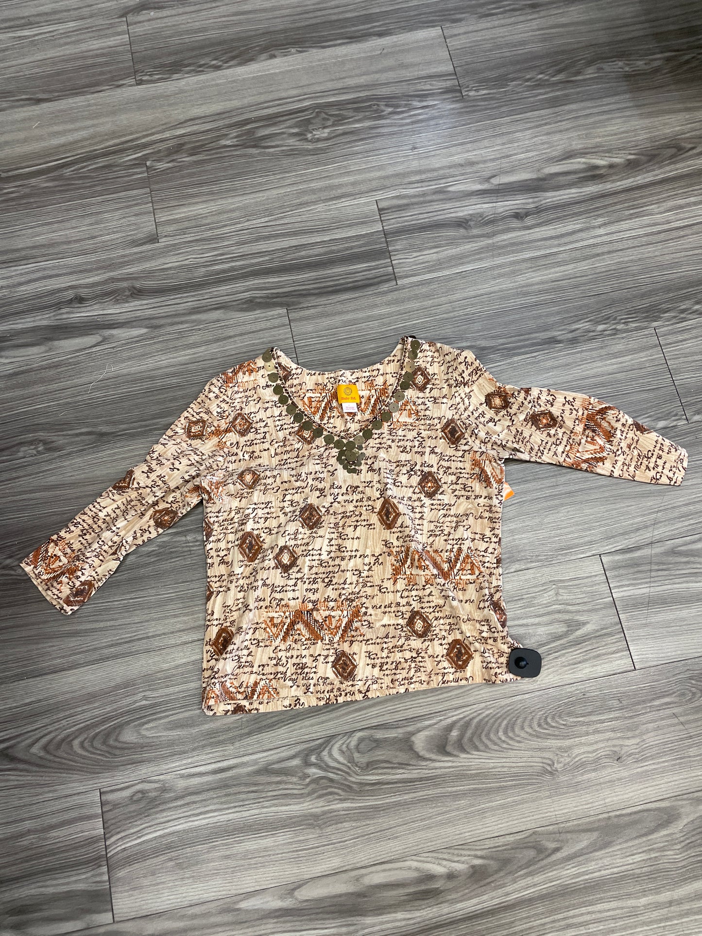 Top Long Sleeve By Ruby Rd Size: L