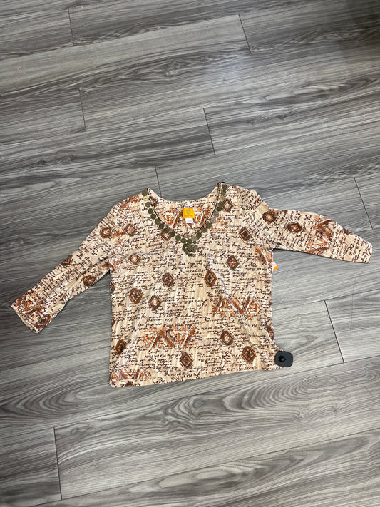 Top Long Sleeve By Ruby Rd  Size: L