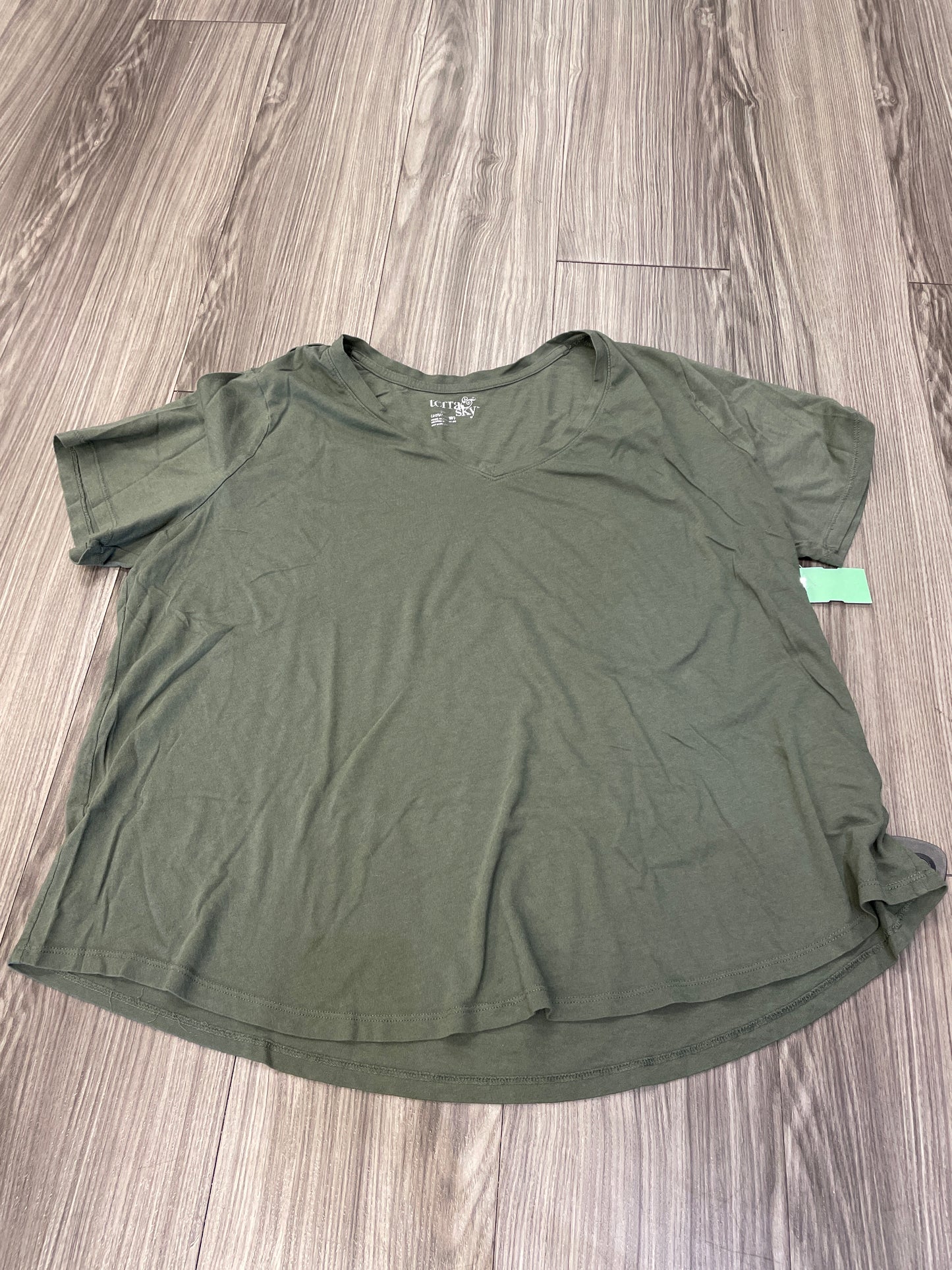 Top Short Sleeve By Terra & Sky Size: 2x