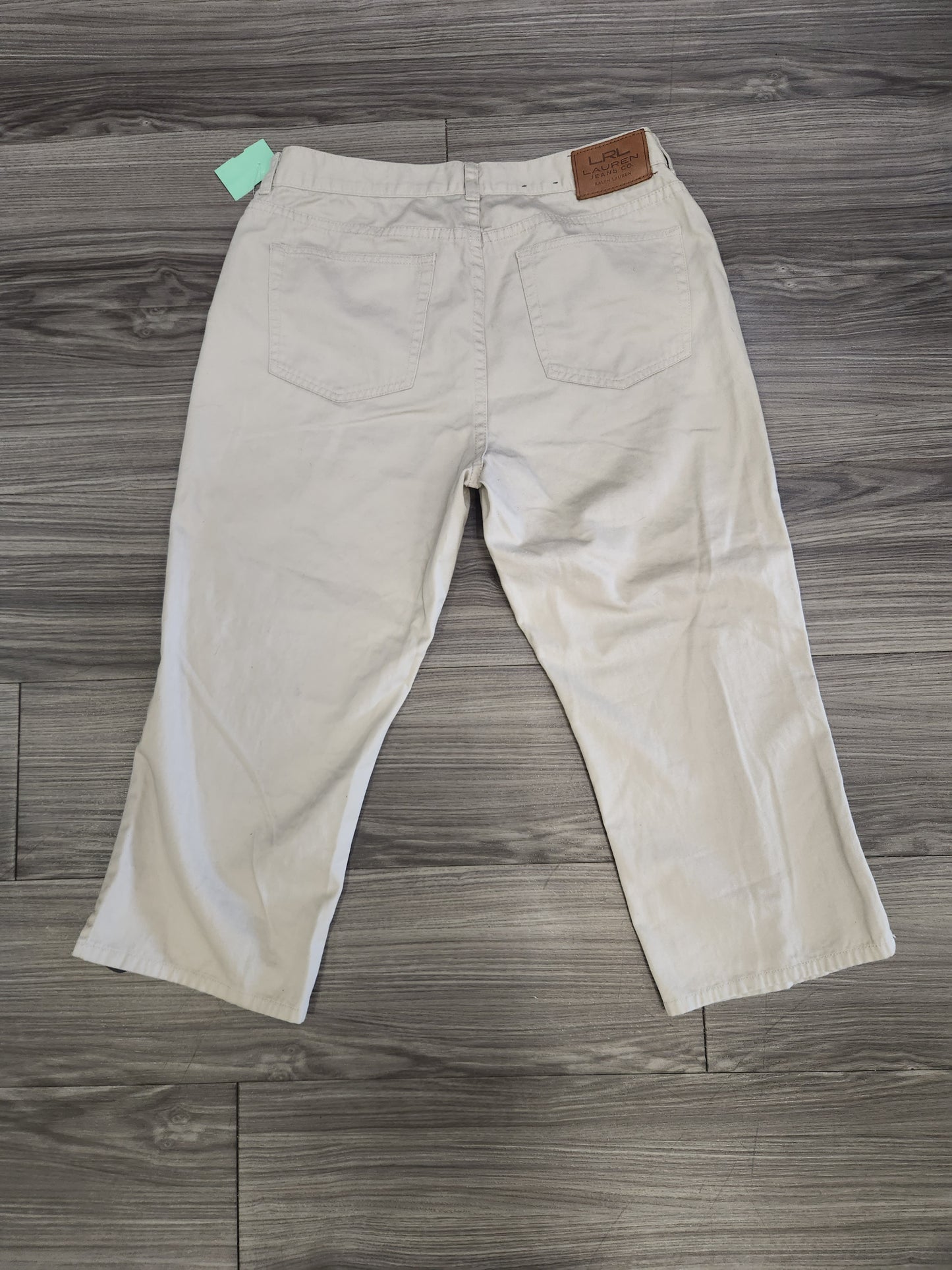 Tan Capris Lauren By Ralph Lauren, Size 10