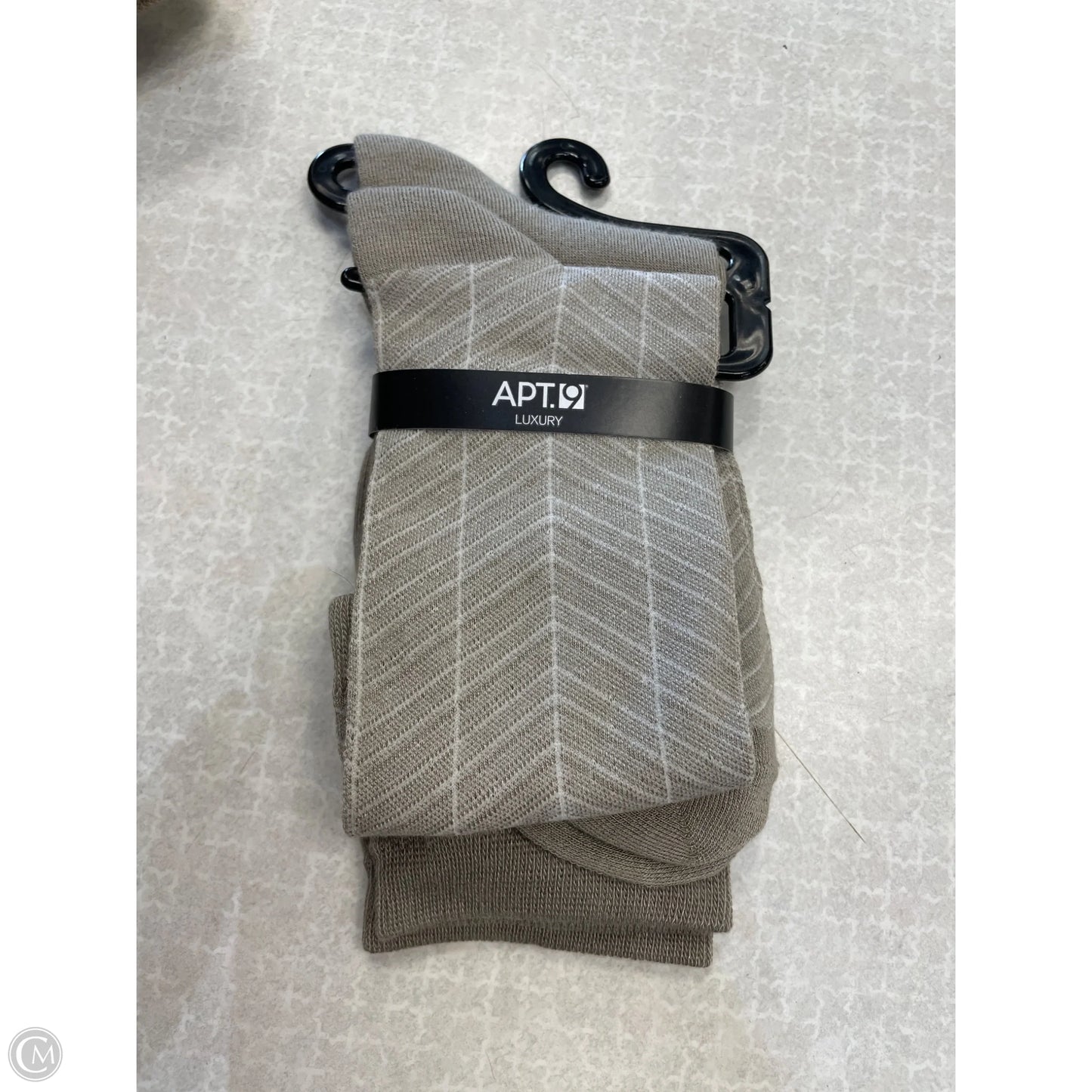 Socks By Apt 9 In Tan, Size: Osfm