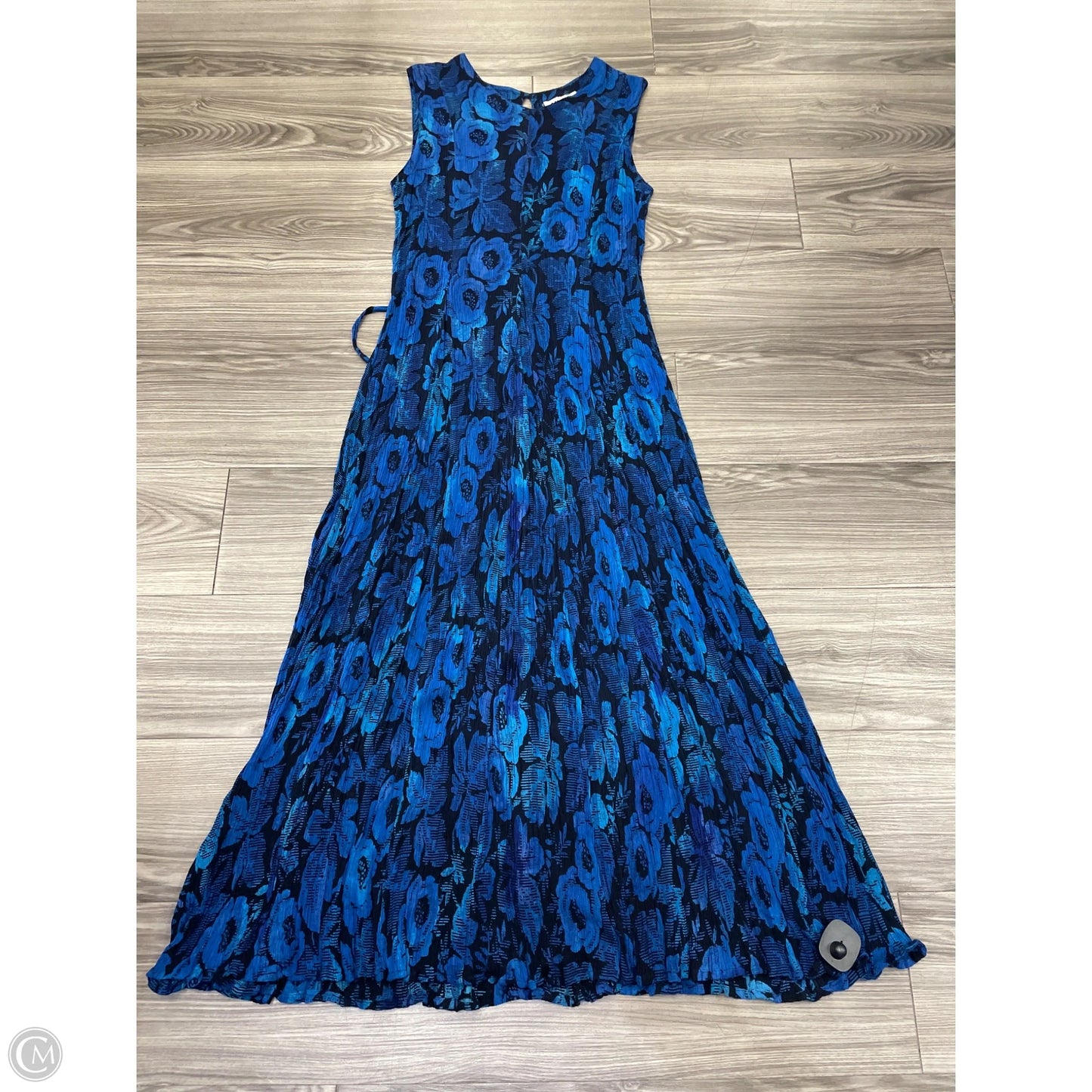 Dress Casual Maxi By American Angel In Black & Blue, Size: M