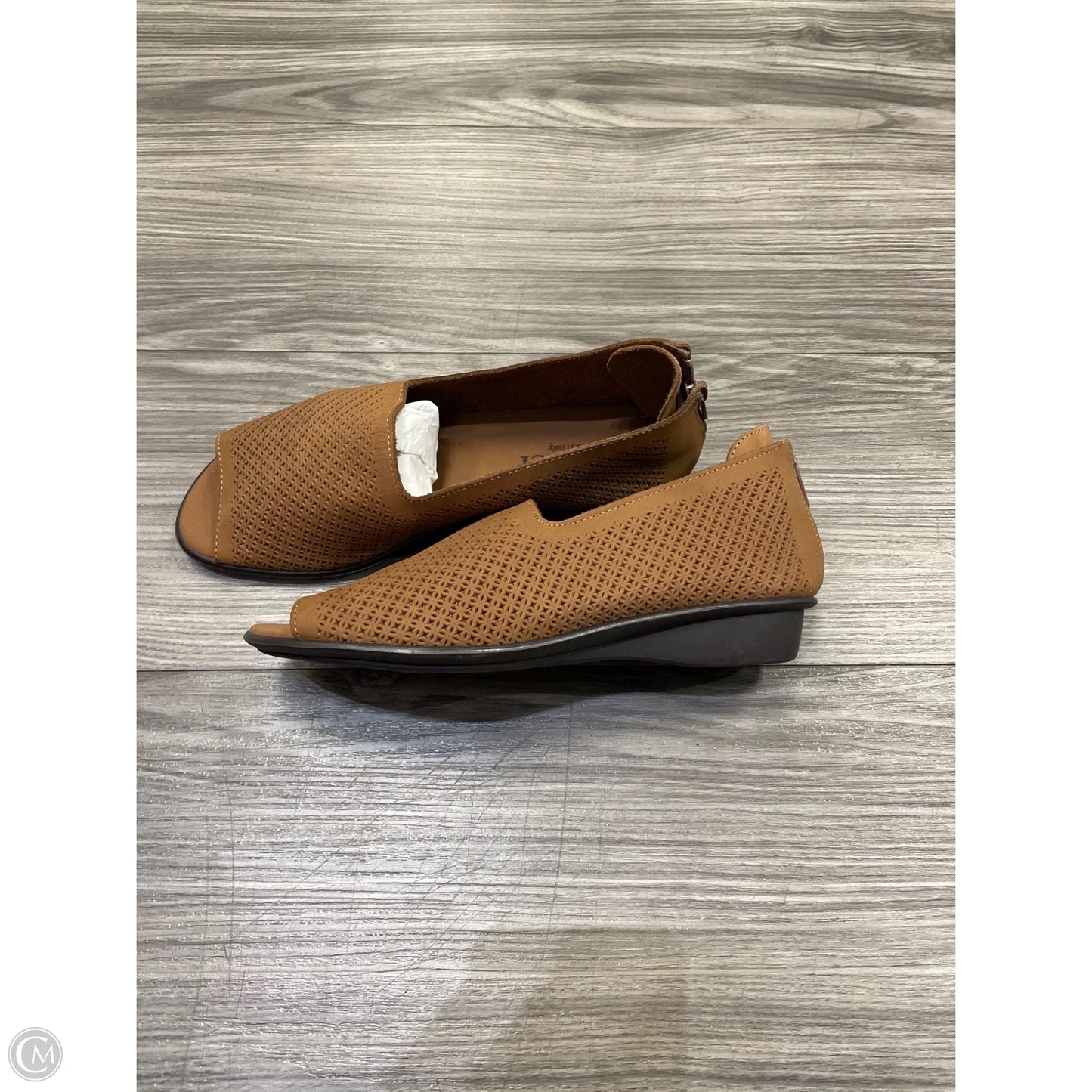Shoes Heels Wedge By Sesto Meucci In Tan, Size: 7