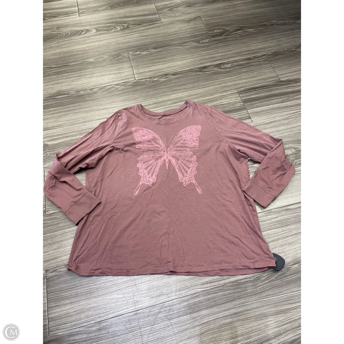 Top Long Sleeve By Torrid In Purple, Size: 2x