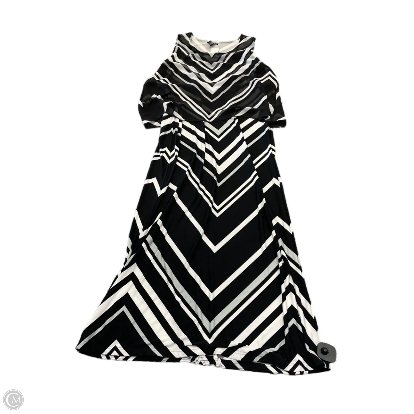 Dress Casual Maxi By Alfani In Black & White, Size: S