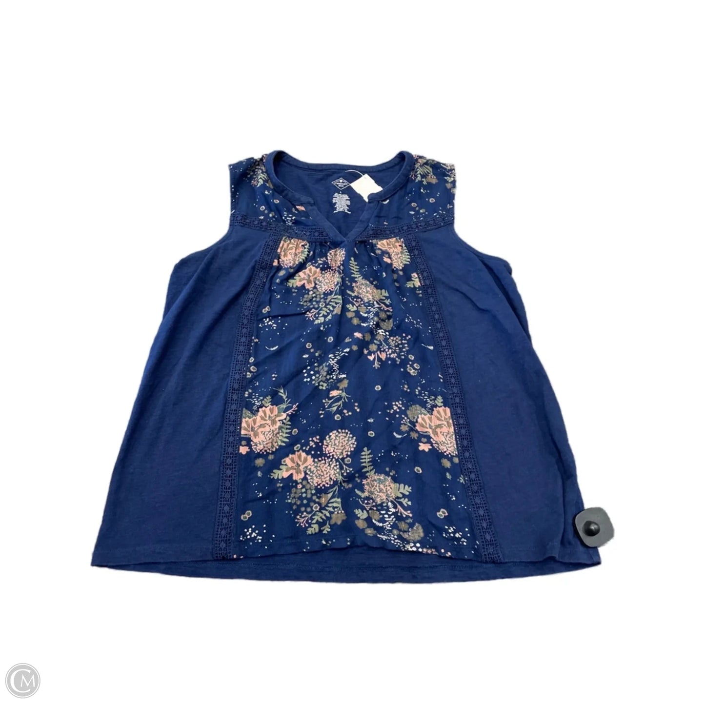 Tank Top By St Johns Bay In Floral Print, Size: L