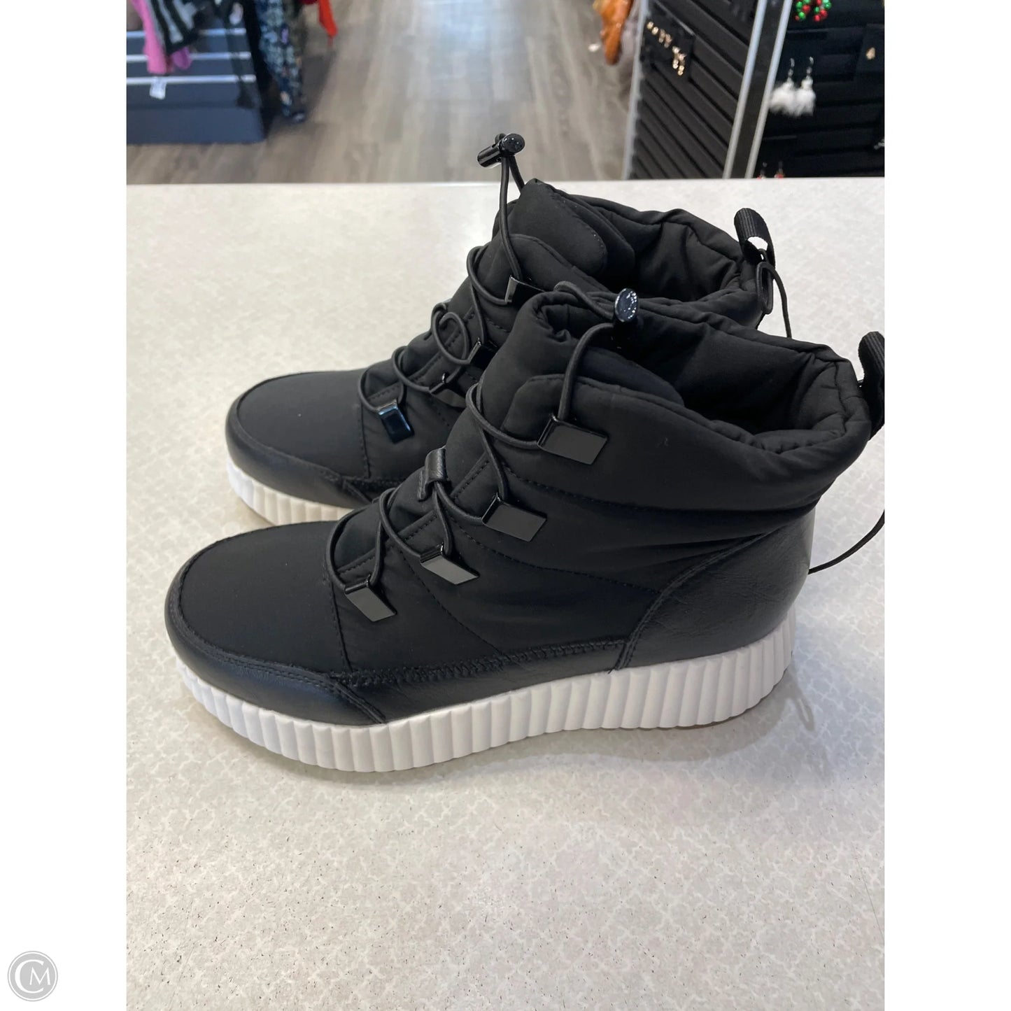 Boots Snow By Falls Creek In Black & White, Size: 6