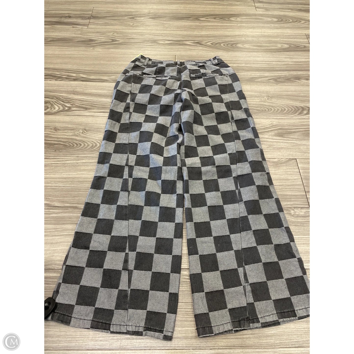 Jeans Wide Leg By Clothes Mentor In Checkered Pattern, Size: 6