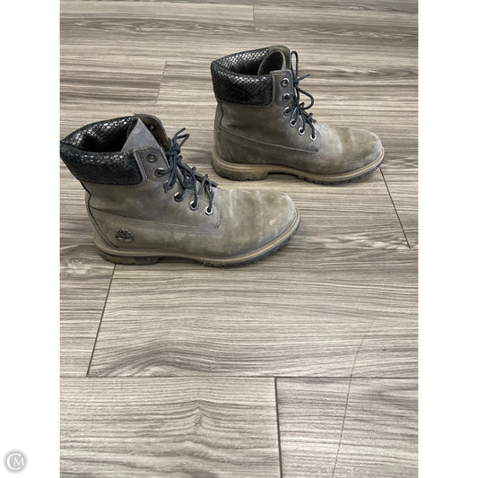 Boots Ankle Flats By Timberland In Grey, Size: 9