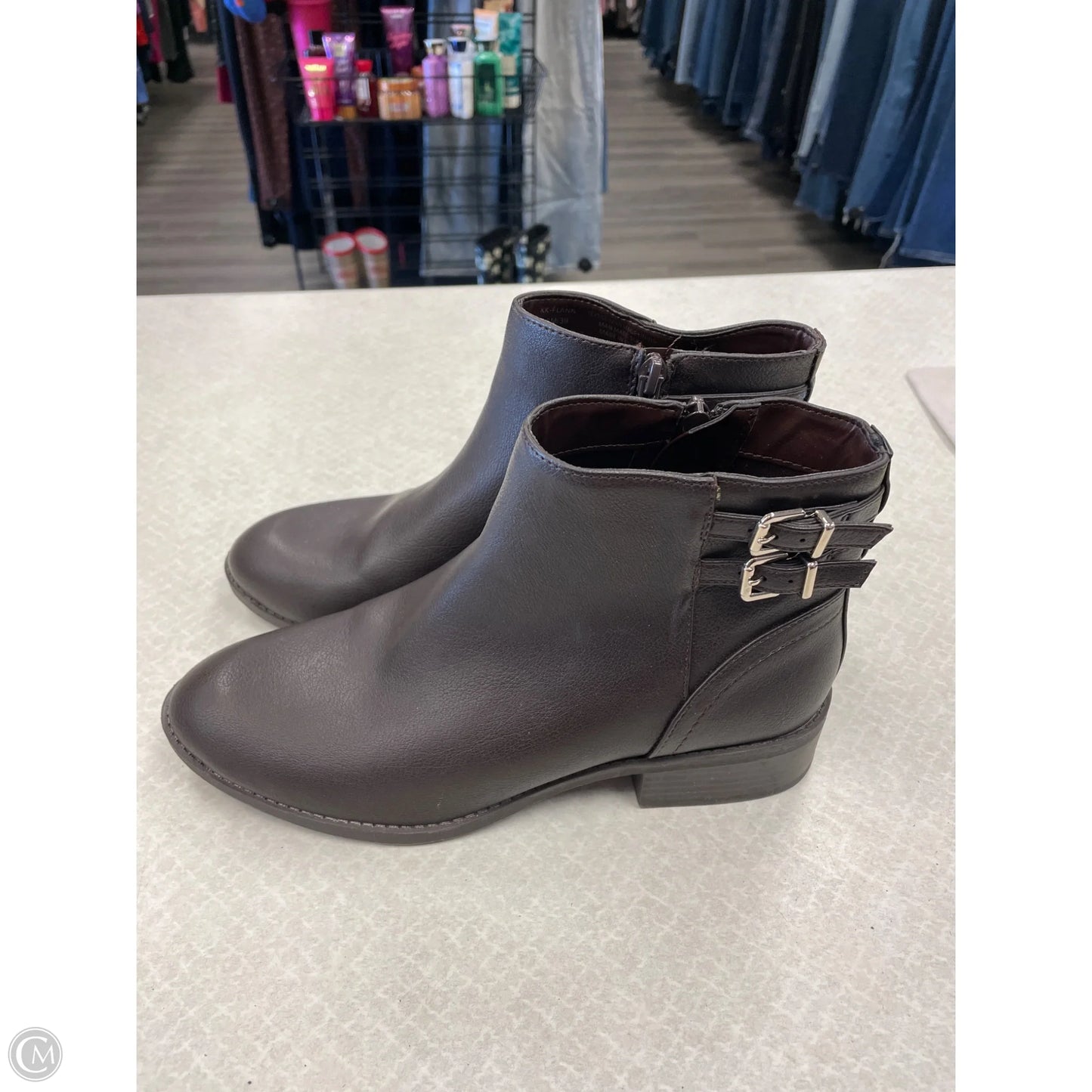 Boots Ankle Heels By Kelly And Katie In Brown, Size: 8