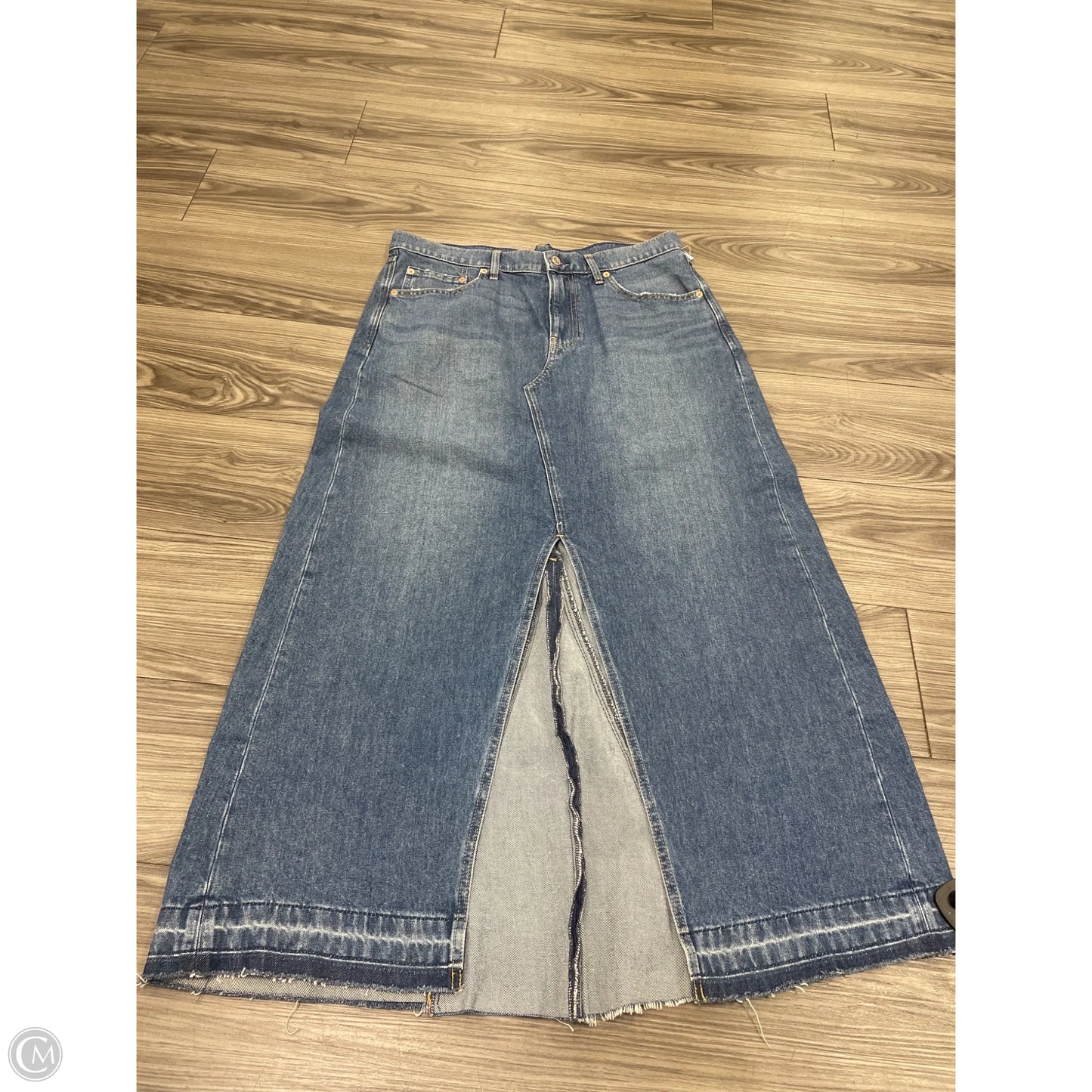 Skirt Maxi By Gap In Blue, Size: 14