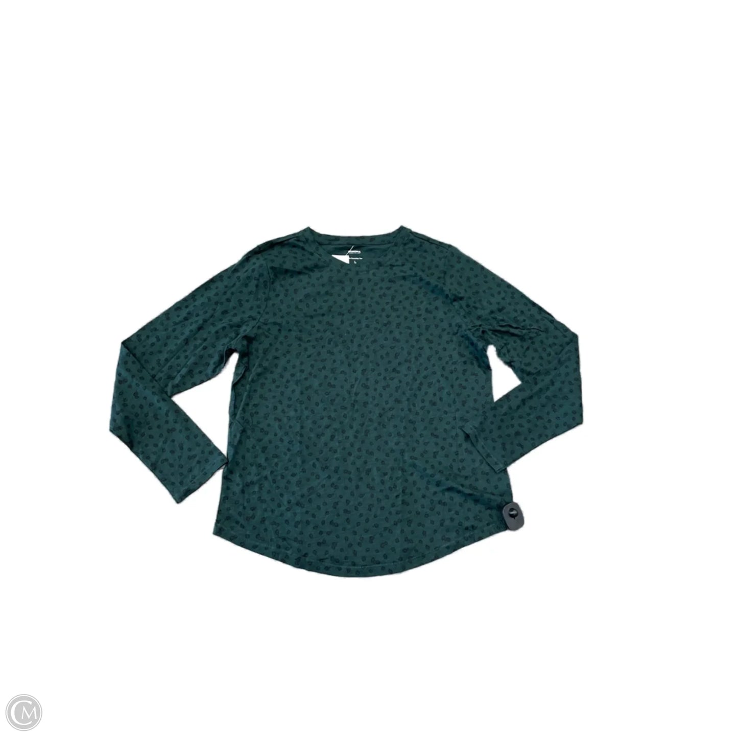 Top Long Sleeve Basic By Sonoma In Green, Size: L