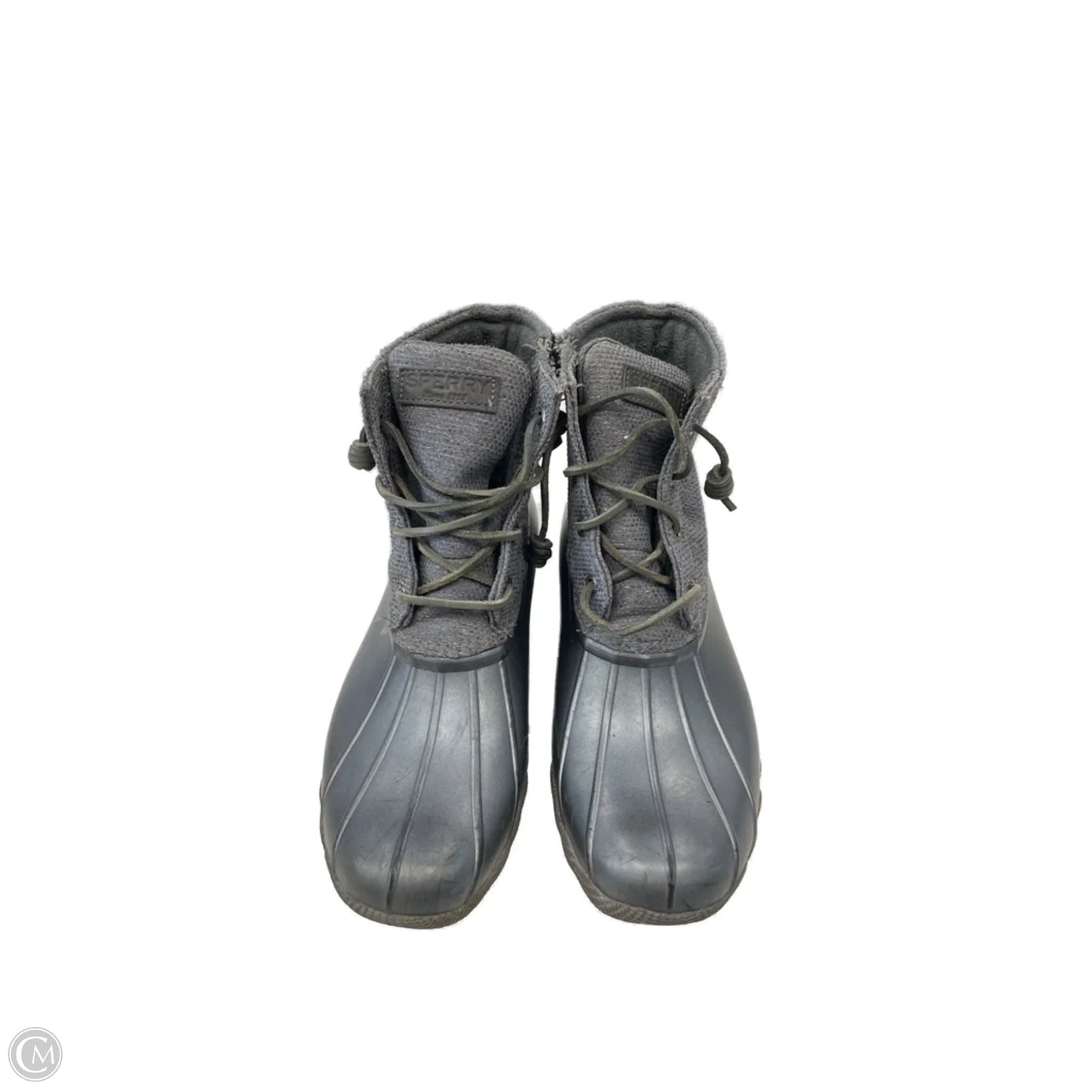 Boots Ankle Flats By Sperry In Grey, Size: 9