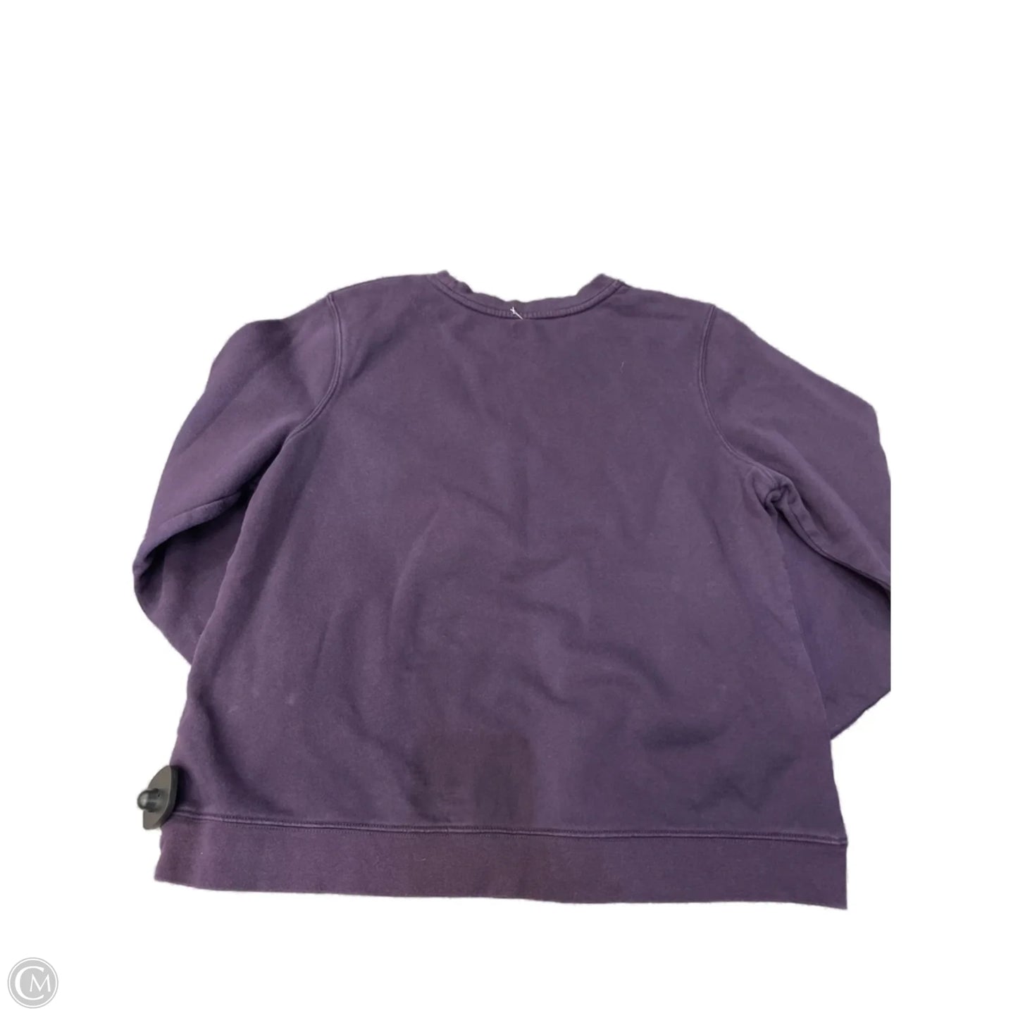 Sweatshirt Crewneck By Sjb Active In Purple, Size: L