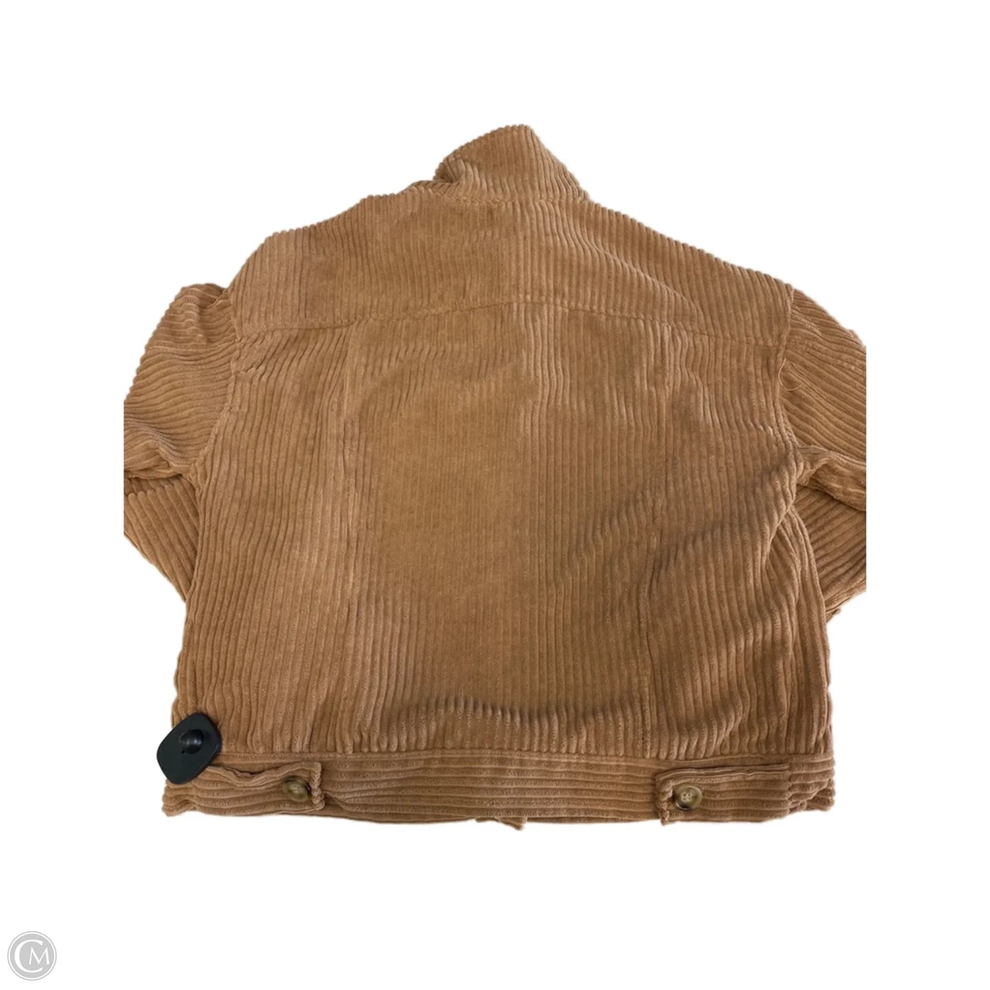 Jacket Shirt By Hyfve In Brown, Size: M