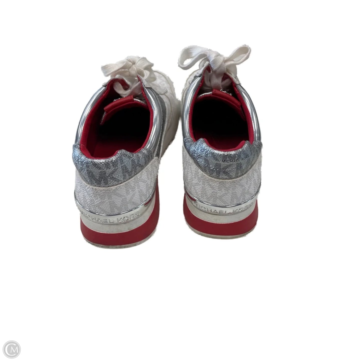 Shoes Designer By Michael Kors In Red & White, Size: 7.5