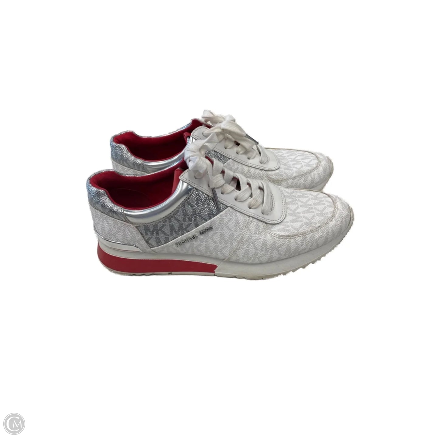 Shoes Designer By Michael Kors In Red & White, Size: 7.5