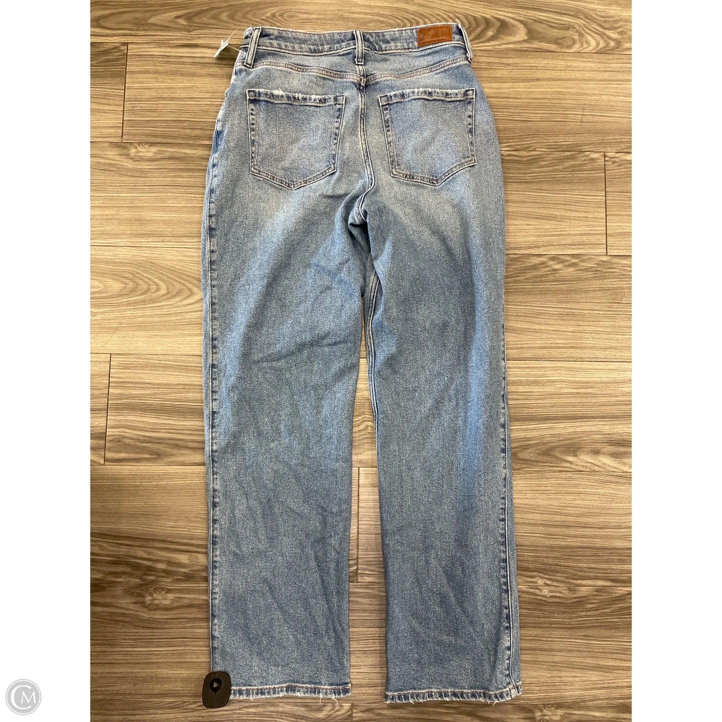 Jeans Boyfriend By Hollister In Blue Denim, Size: 10l