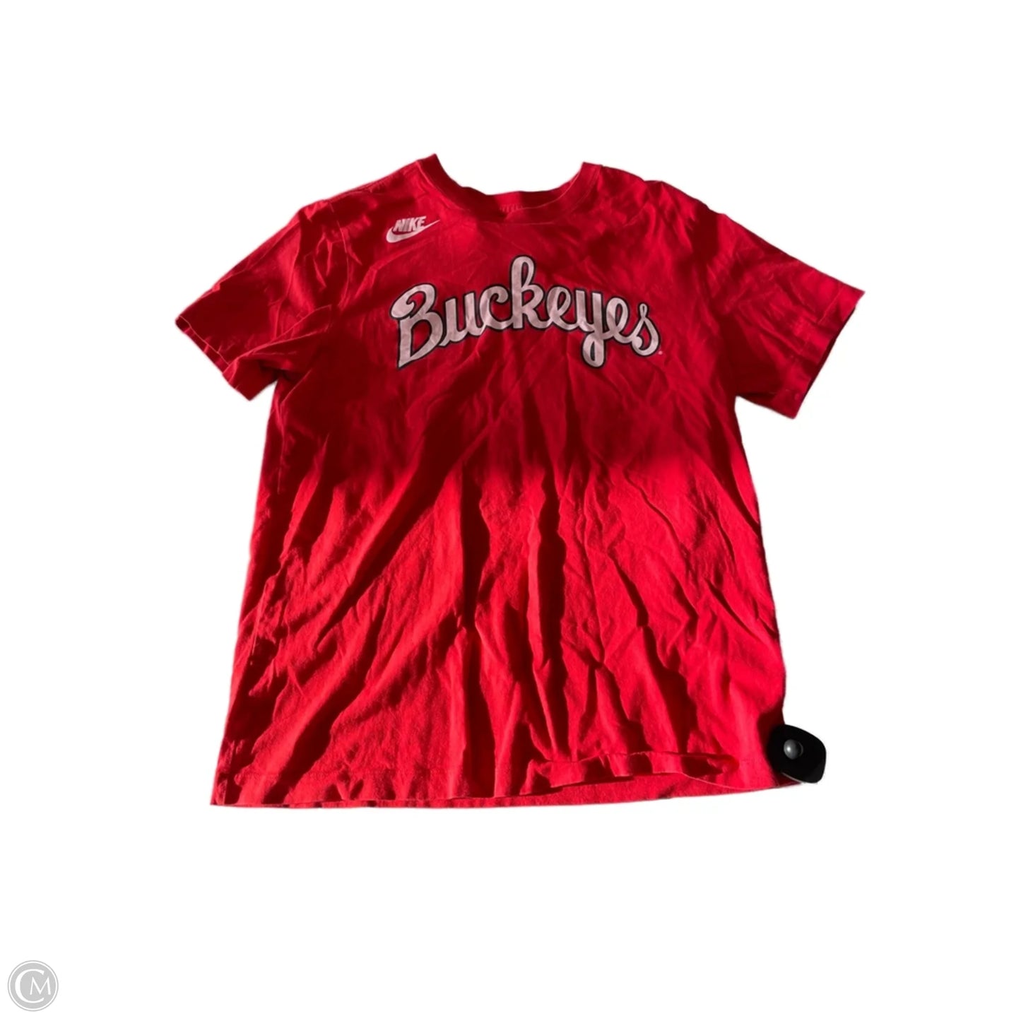 Top Short Sleeve By Nike In Red, Size: M