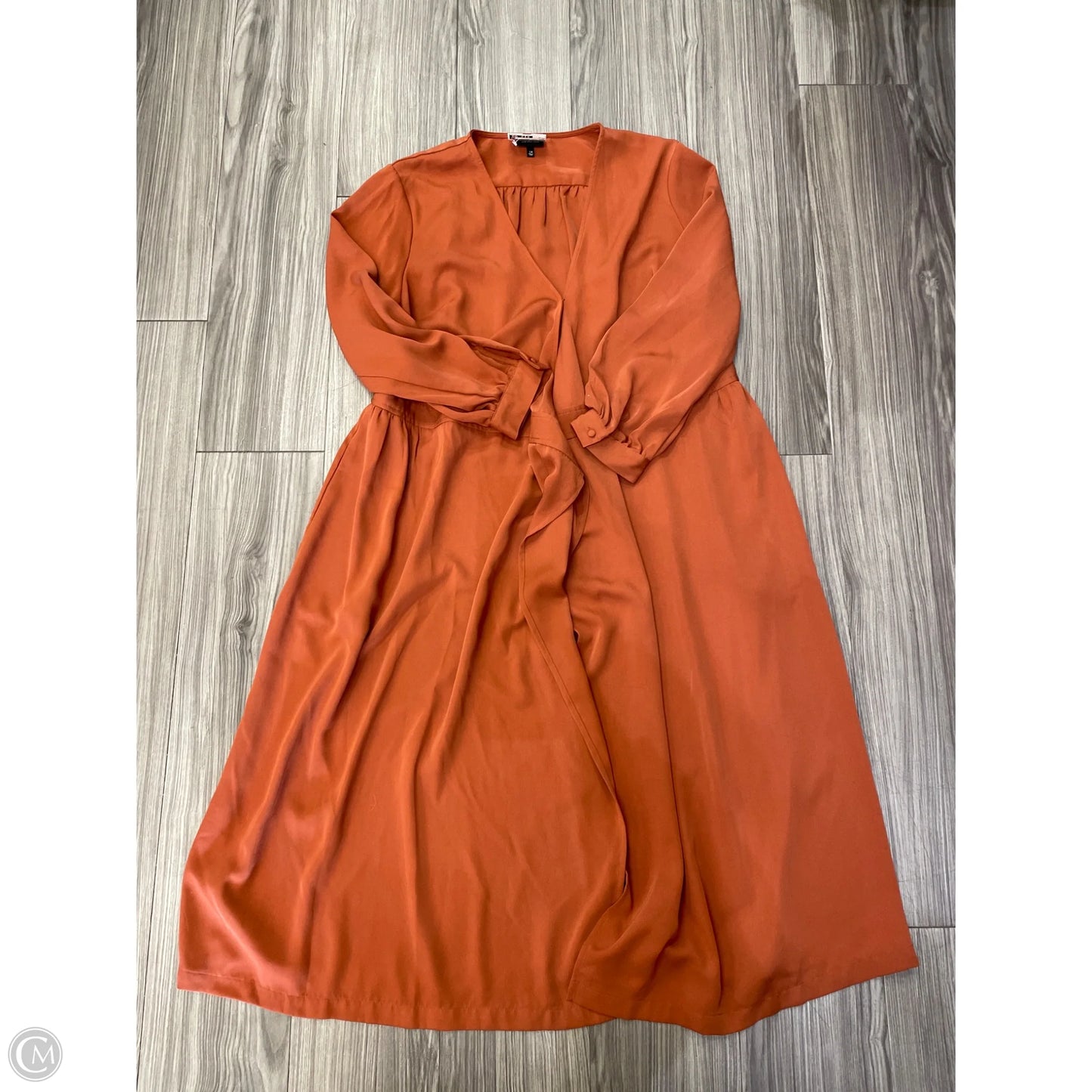 Dress Casual Maxi By Who What Wear In Orange, Size: 1x