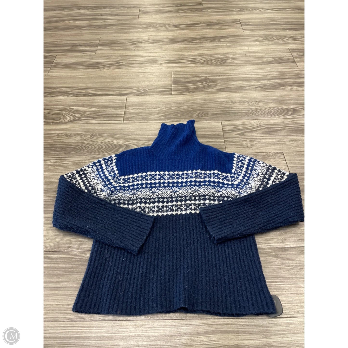 Sweater By Liz Claiborne In Blue, Size: S