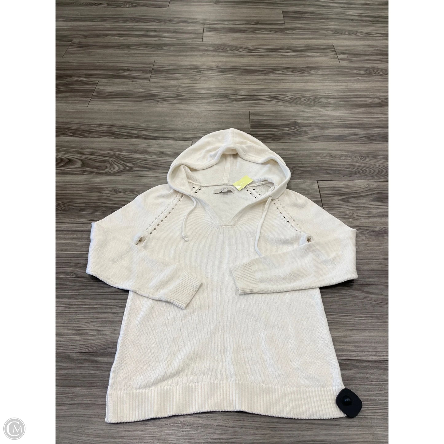 Sweater By Loft In Cream, Size: S