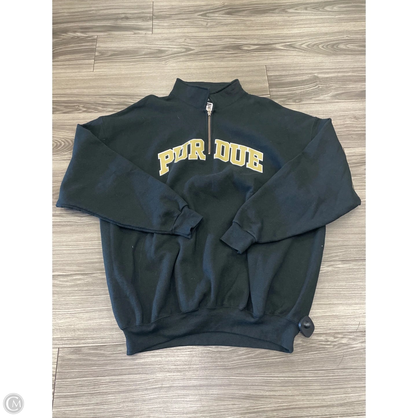 Sweatshirt Collar By Jerzees In Black, Size: 3x