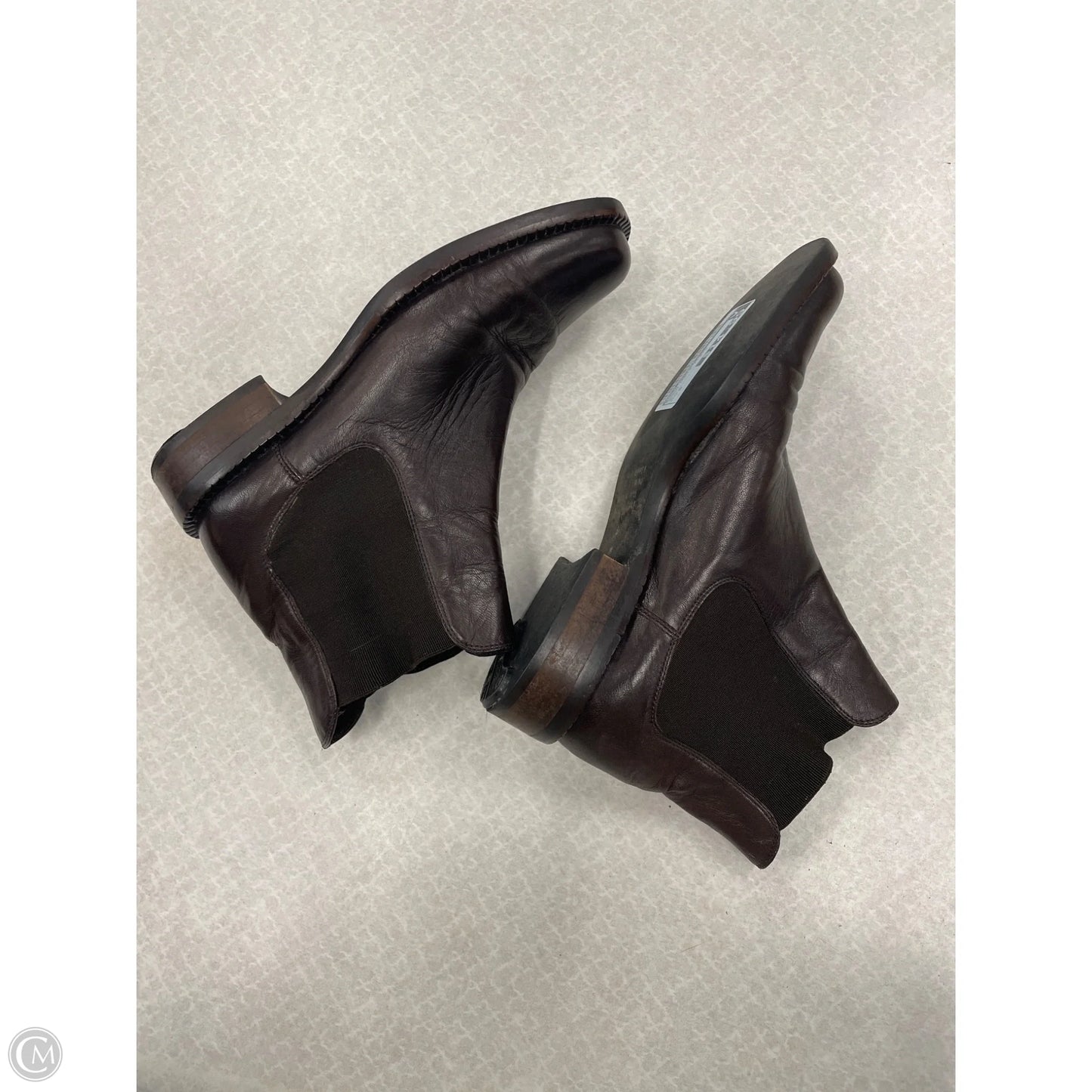 Boots Ankle Flats By Hugo Buscati In Brown, Size: 5