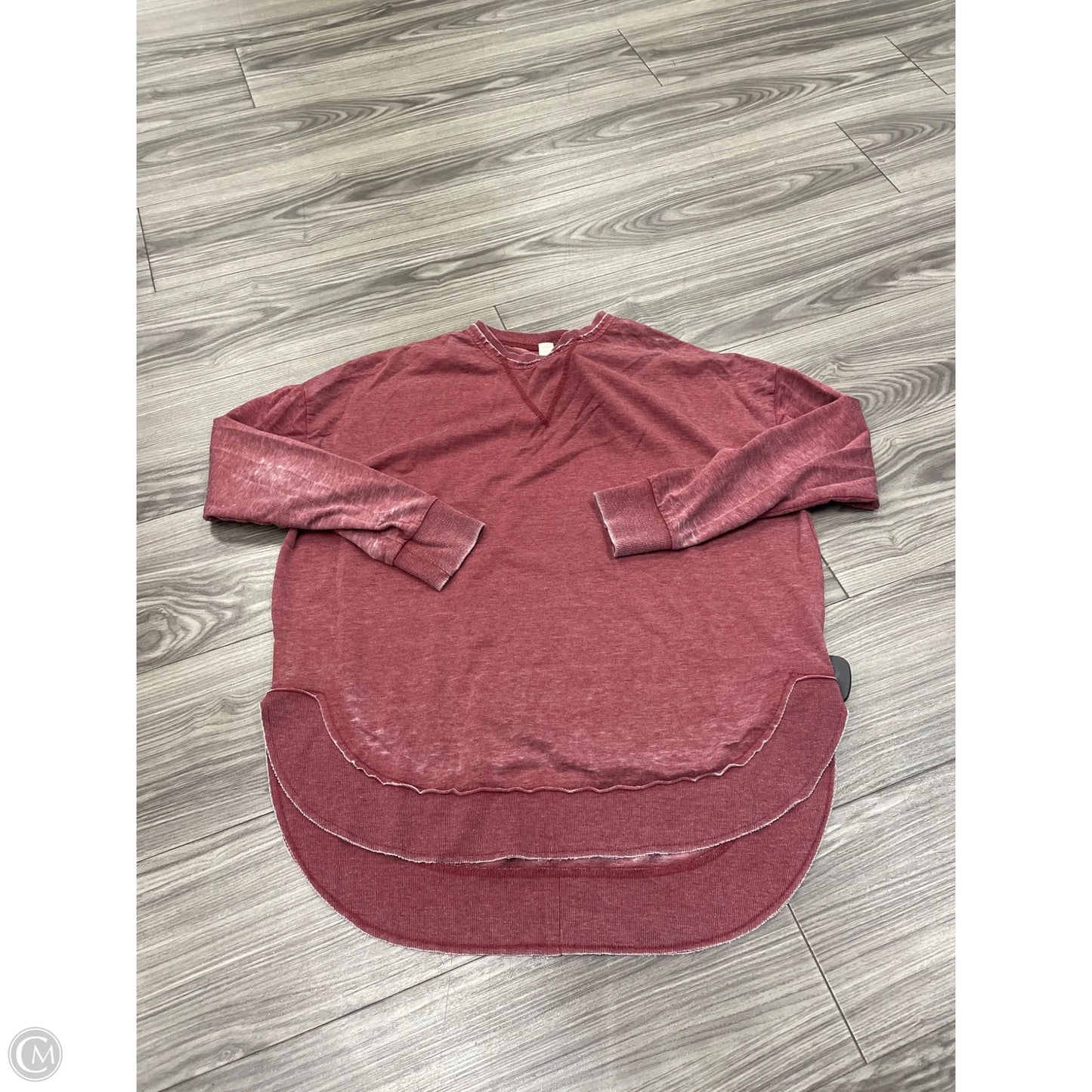 Top Long Sleeve By Altard State In Red, Size: S