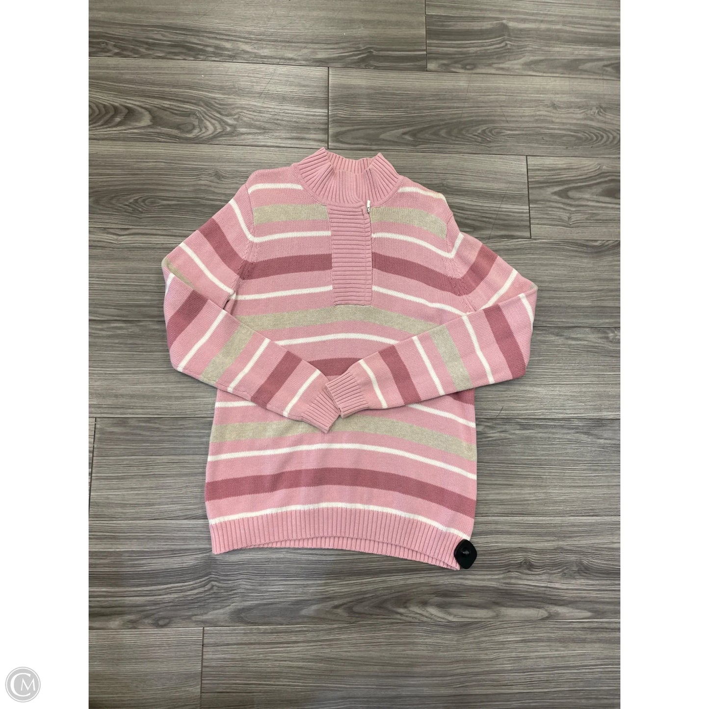 Sweater By Liz Claiborne In Pink, Size: Xl