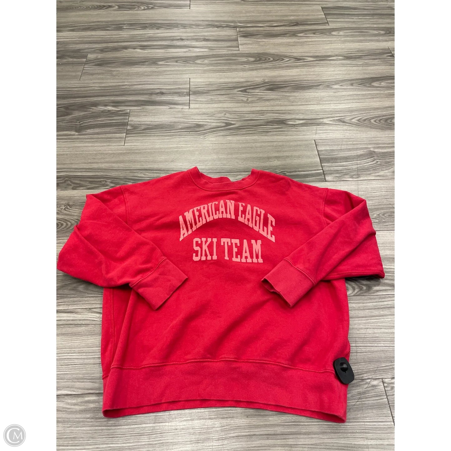 Sweatshirt Crewneck By American Eagle In Red, Size: M