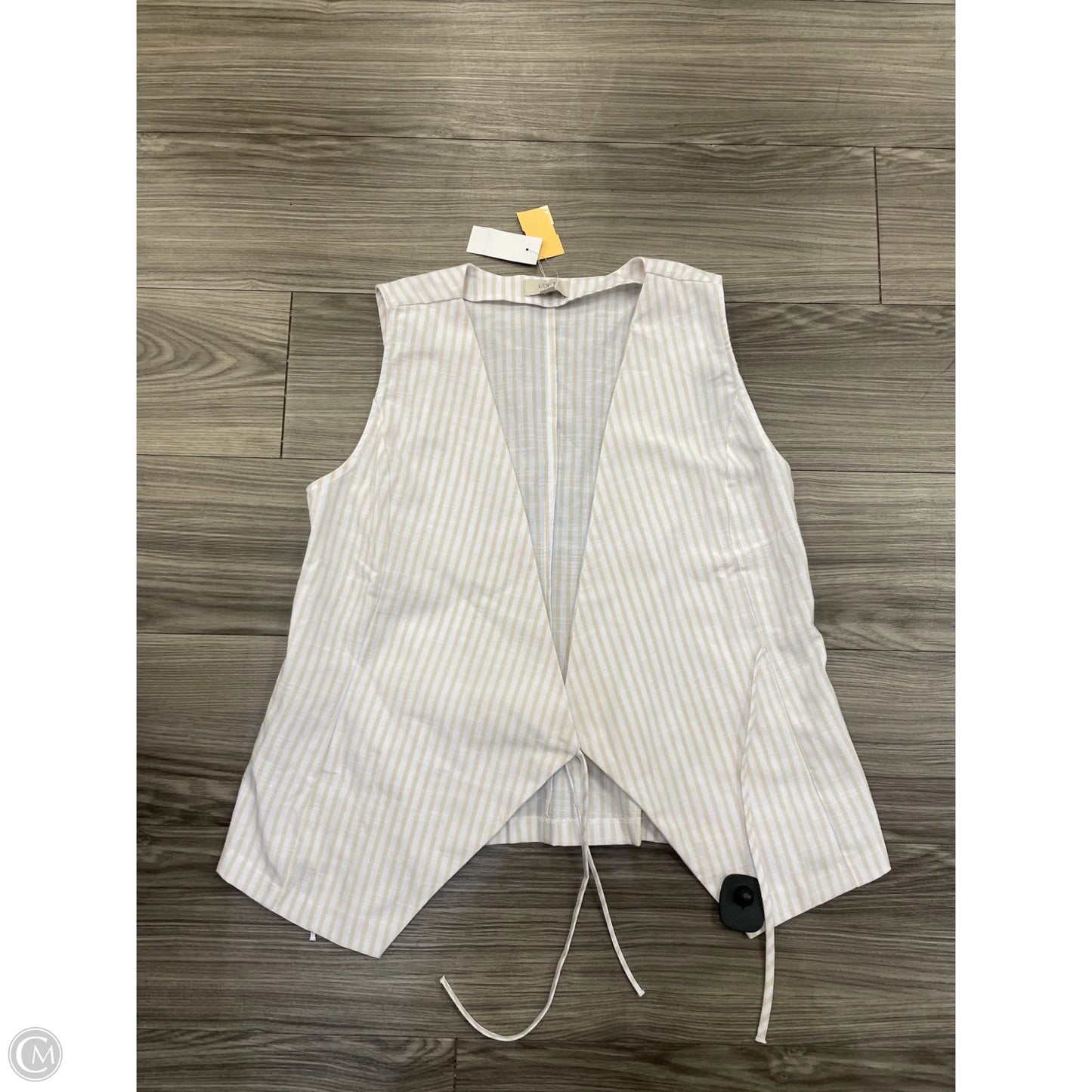 Tank Top By Loft In Cream & White, Size: M