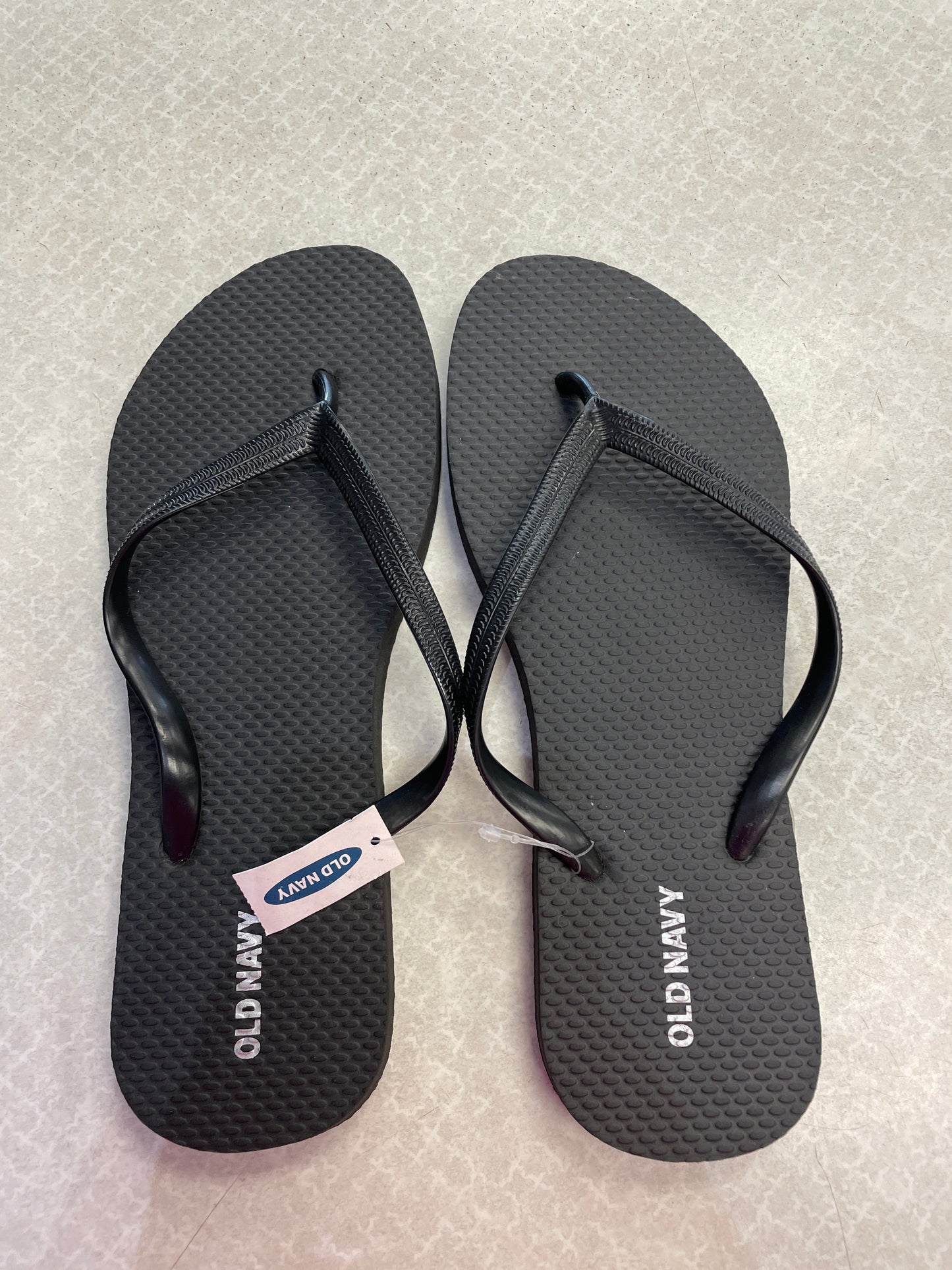 Sandals Flip Flops By Old Navy In Black, Size: 8