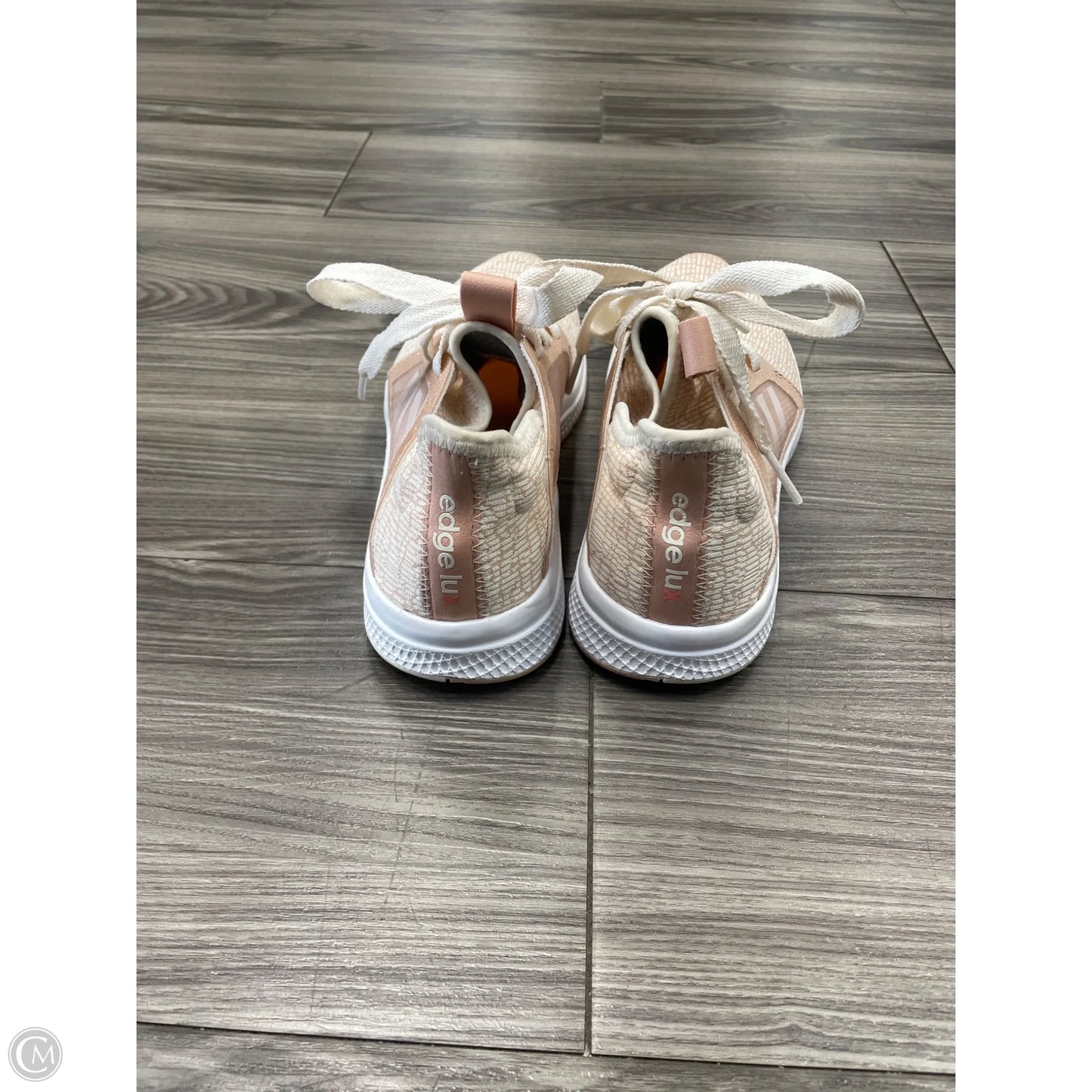 Shoes Sneakers By Adidas In Cream & Pink, Size: 9