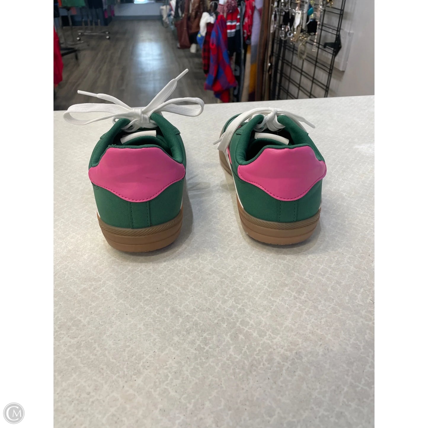 Shoes Athletic By Dolce Vita In Green & Pink, Size: 6.5