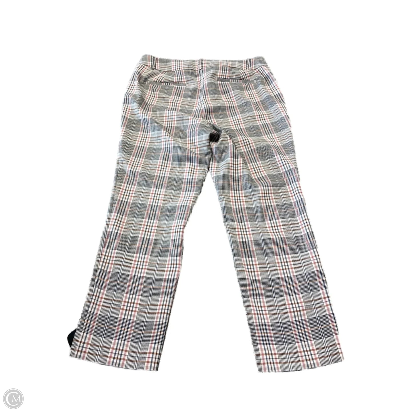 Pants Dress By Loft In Plaid Pattern, Size: 12