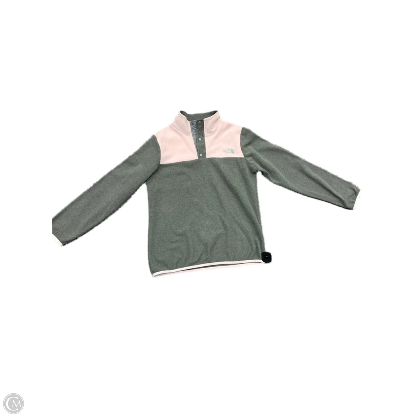 Top Long Sleeve By The North Face In Grey & Pink, Size: Xl