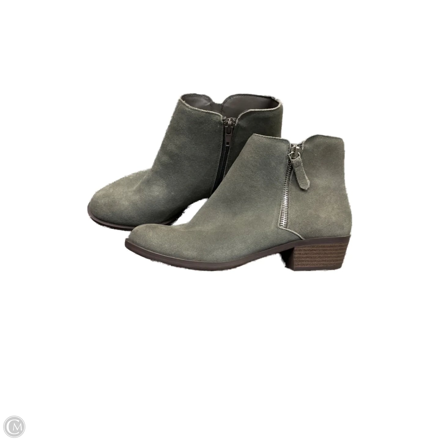 Boots Ankle Heels By Kensie In Grey, Size: 7.5