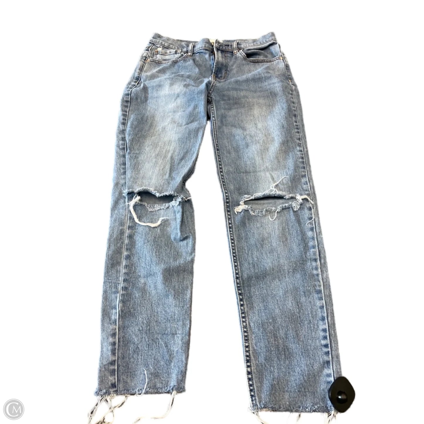 Jeans Straight By Pacsun In Blue Denim, Size: 4