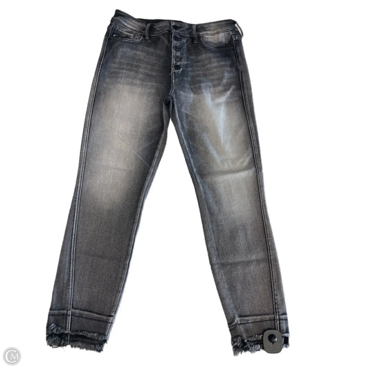 Jeans Cropped By Kancan In Grey, Size: 10