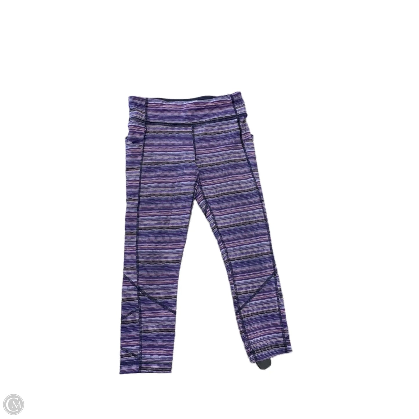 Athletic Leggings Capris By Lululemon In Purple, Size: M